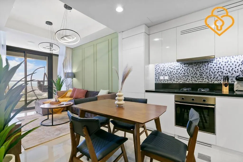 Keysplease 2 Bedroom With Study Aykon City Minutes To Downtown Dubaj